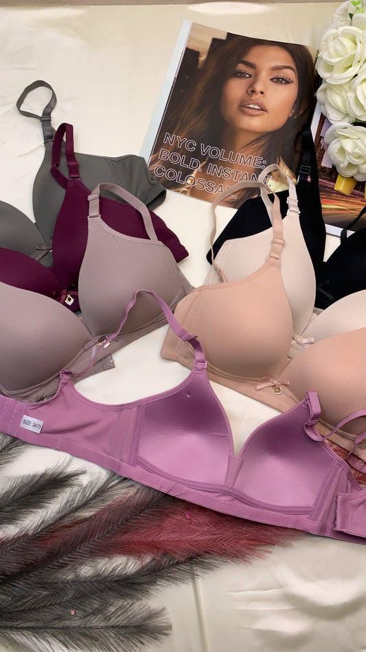 Daily wear Thin Padded non wire Bra (pack of Two)