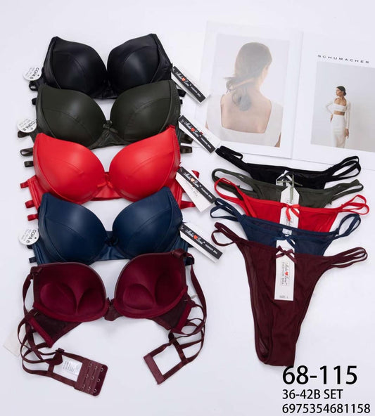 New arrival Push-up padded wire set