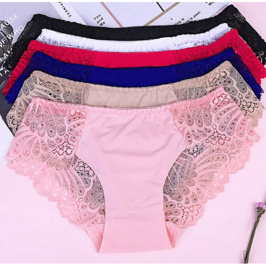 HALf NET COTTON PANTIE