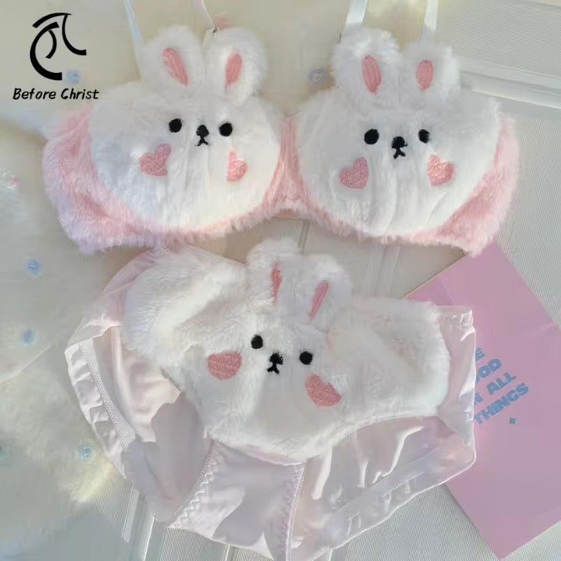Fluffy Bra Set