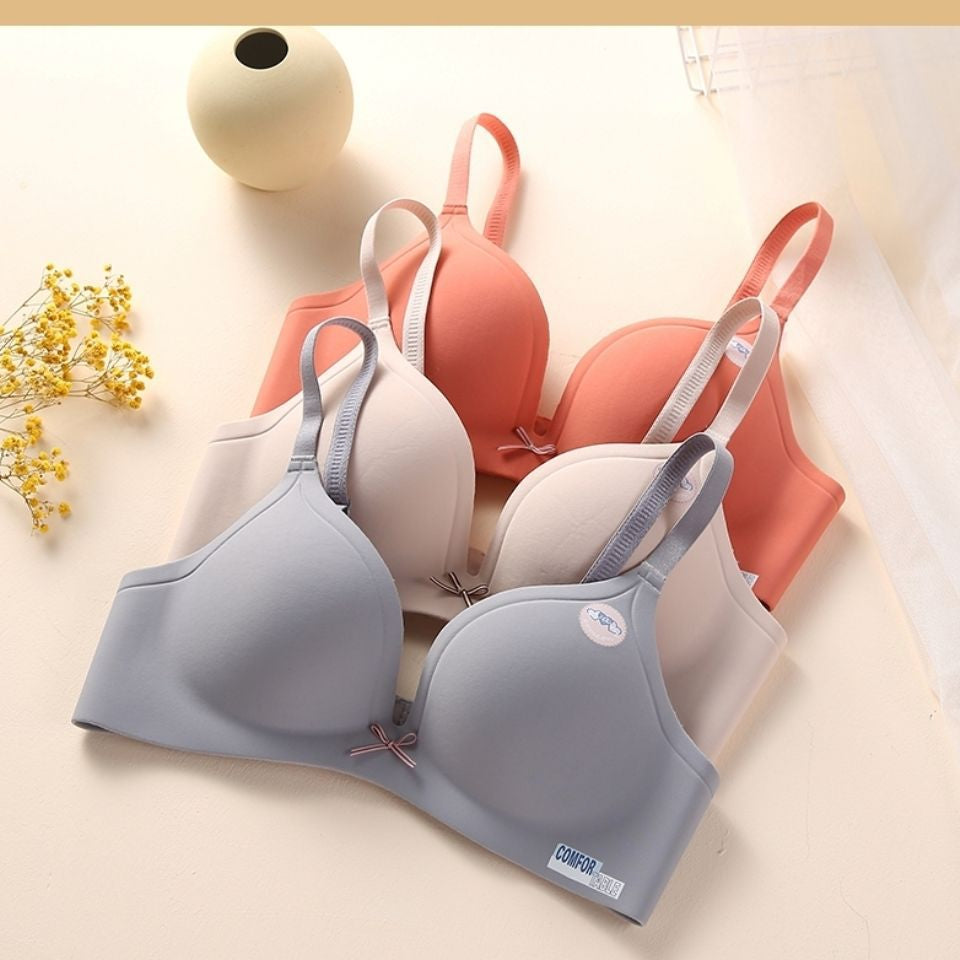 Seamless soft padded wireless Bra