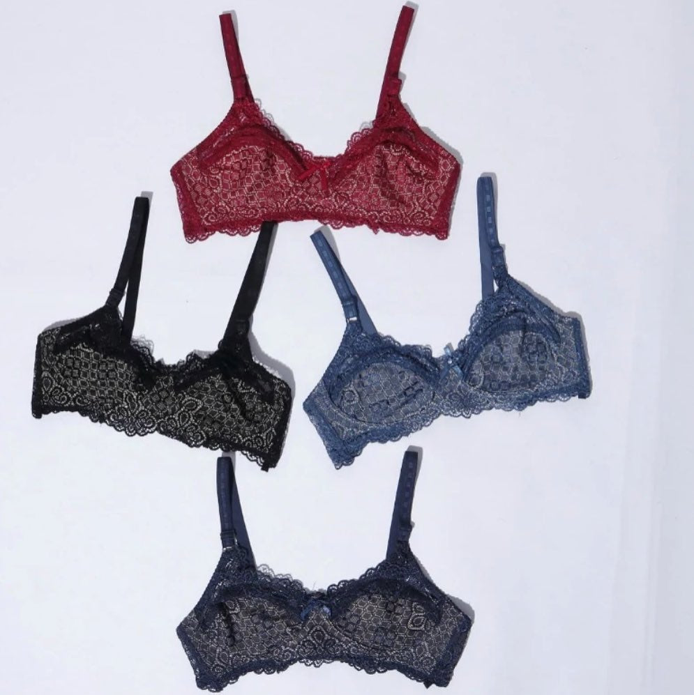 Soft Half Net Full coverage Bra