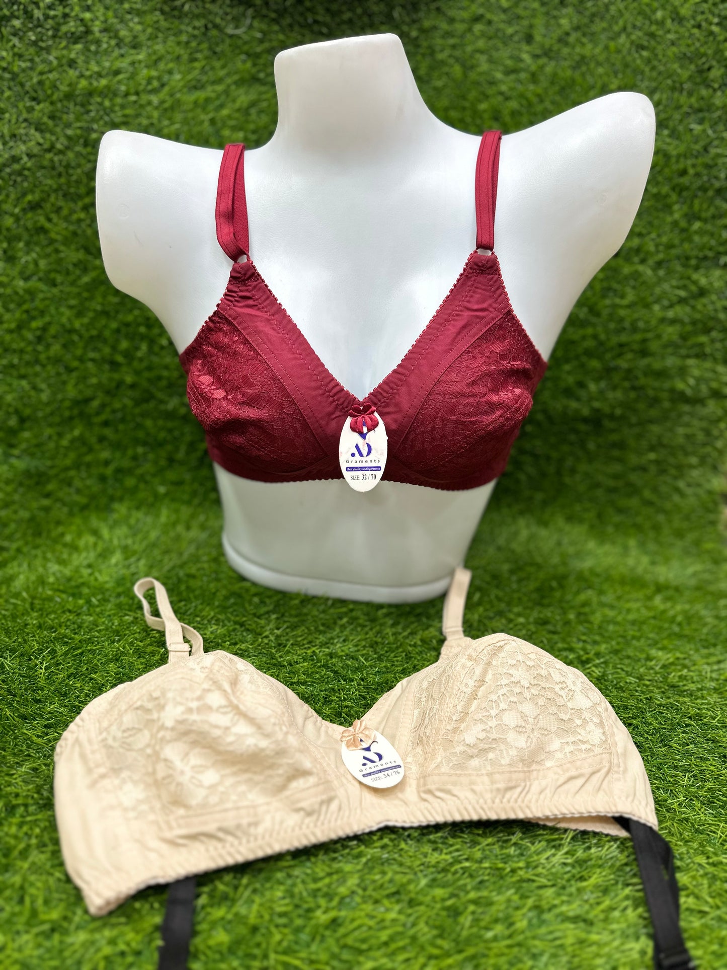 New arrival Cotton Net Bra nonpadded