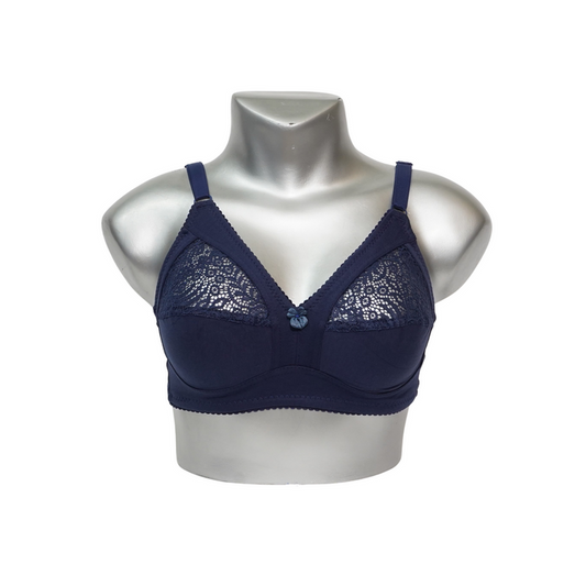 Half net Soft Cotton Bra
