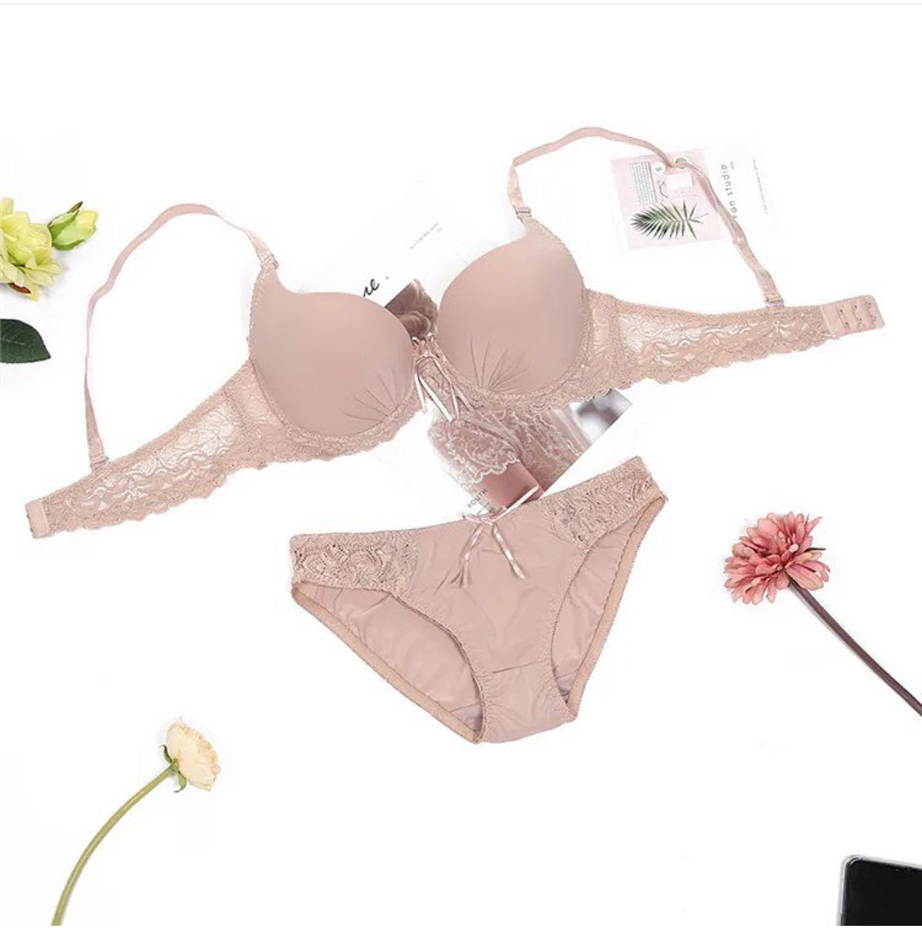 T Shirt SINGLE Padded WIRE BRA SET