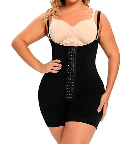 New Arrival Women High Compression Faja Hook And Eye Closure Tummy Control Slimming Bodysuit Bodyshaper