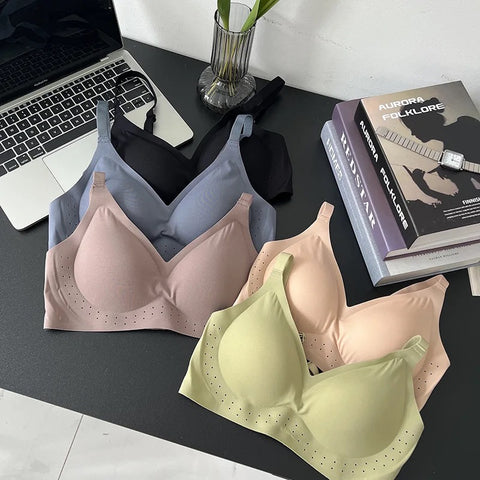 Seamless Breathable Pushupbra wireFree
