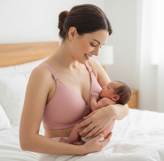 FRONT OPEN NURSING BRA LIGHT PADDED BRA REMOVABLE PAD