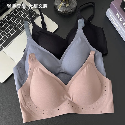 Seamless Breathable Pushupbra wireFree
