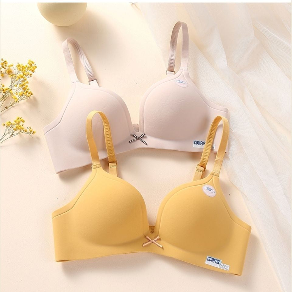 Seamless soft padded wireless Bra