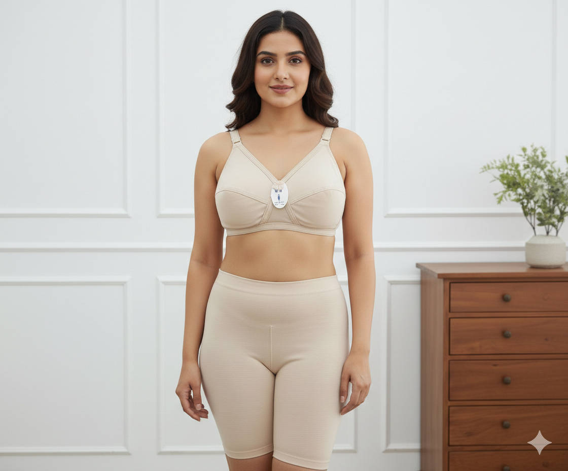 Cross Soft Cotton nonpadded Bra