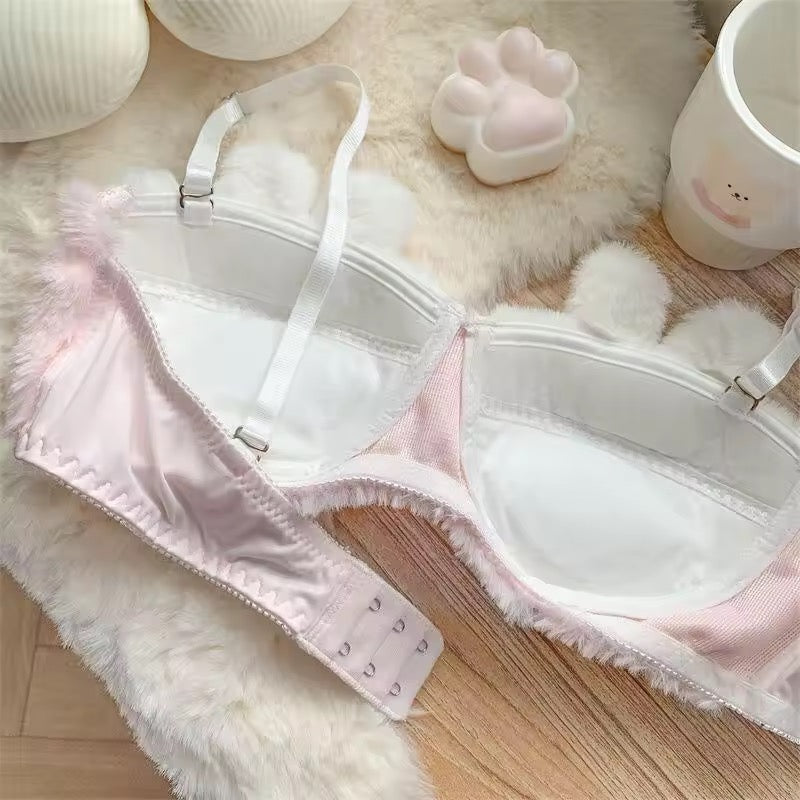 Fluffy Bra Set