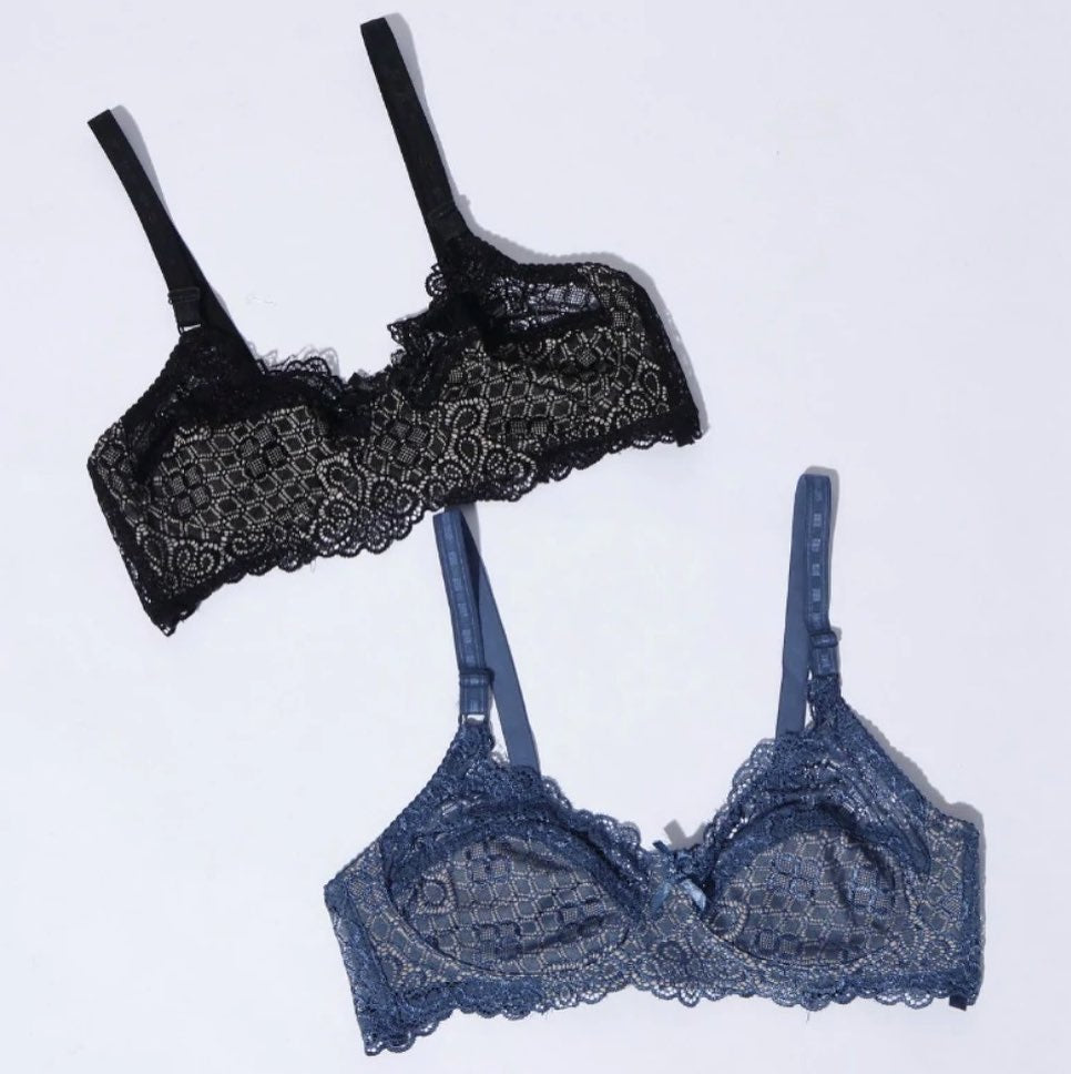 Soft Half Net Full coverage Bra