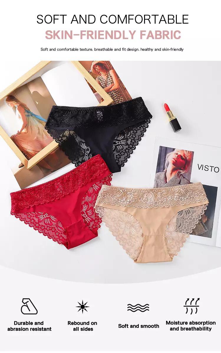 HALf NET COTTON PANTIE