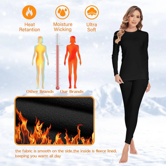 Full Body Thermal Warmer Suit for Women