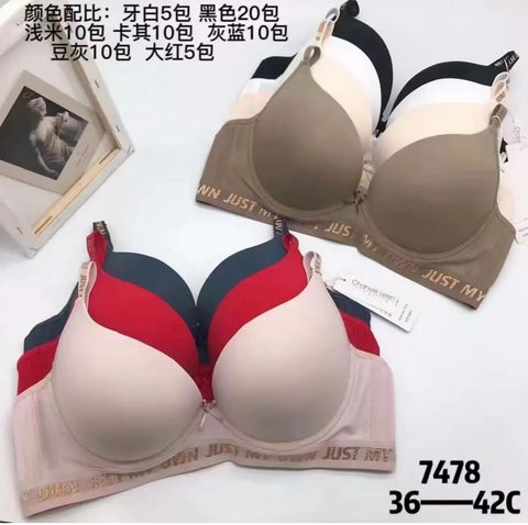 New arrival 
Women’s Seamless Push-up Bra Underwear Adjustable letter
Strap bra