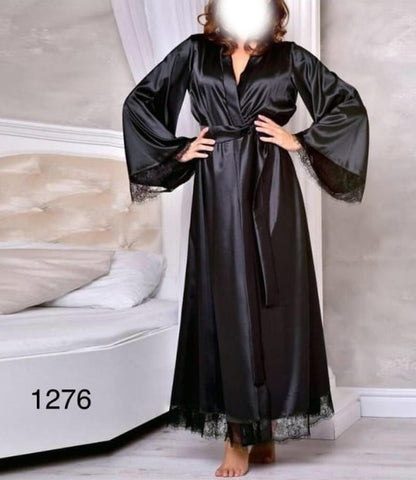 Kimono Night Robe Full Length Gown Lingerie