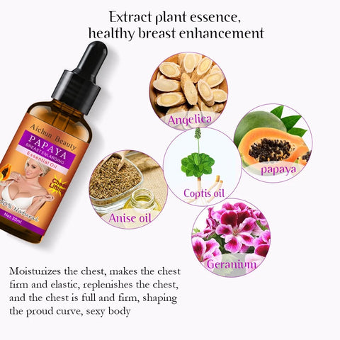 Essential Oil Natural Organic Papaya Breast Firming Effective
Breast Enlargement Oil