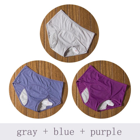 COTTON PERIOD PANTY (PACK OF 3)