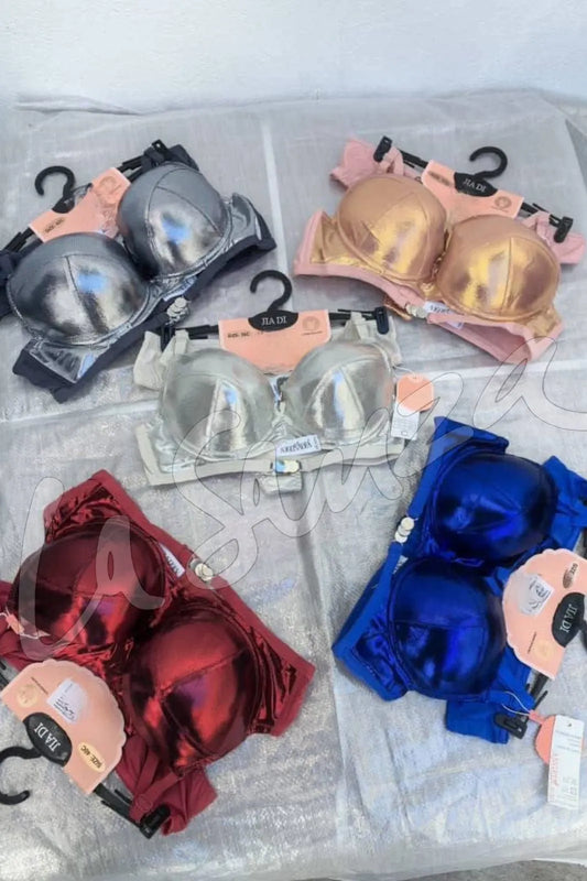 Lustrous -metallic-lingerie-set