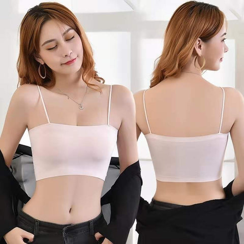 Women Tube Bra With Removable Pad And Flexible Stuff