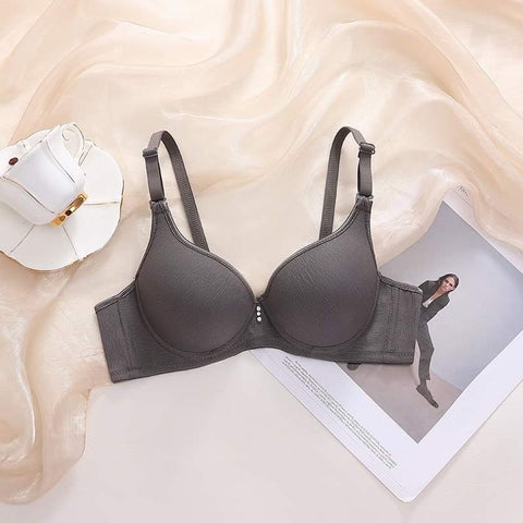 single Padded Ring Bra with Plane Cup And Flexible Stuff